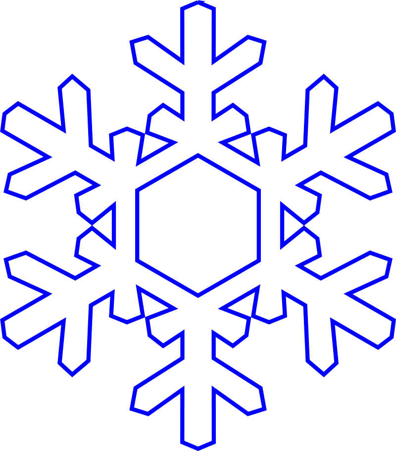 Snowflake Clipart Outline
