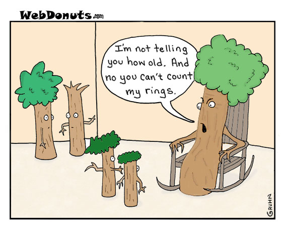 Tree Rings Cartoon | Webdonuts Webcomics