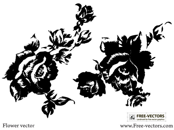 049-Free Flower Vector-6 | Free Vector Graphics Download | Free ...