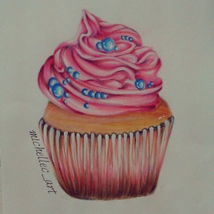 Cupcake Drawing by MichelleCArt on DeviantArt