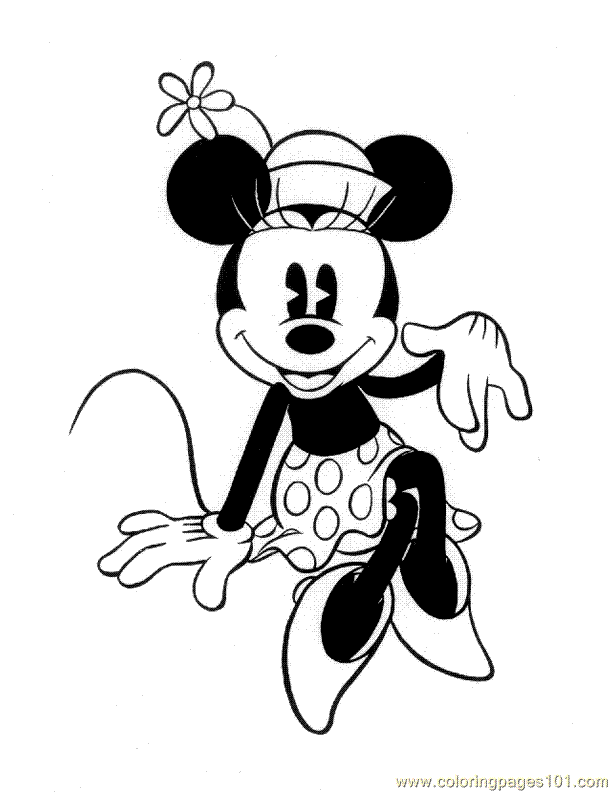 Minnie Mouse Cartoon Pictures - AZ Coloring Pages