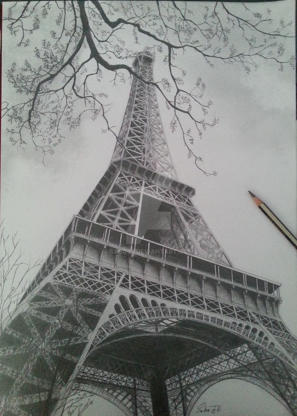 Eiffel Tower by Sabo93 on DeviantArt