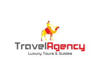 Travel Agency-Luxury Tours & Guides Logo by graphicspencil