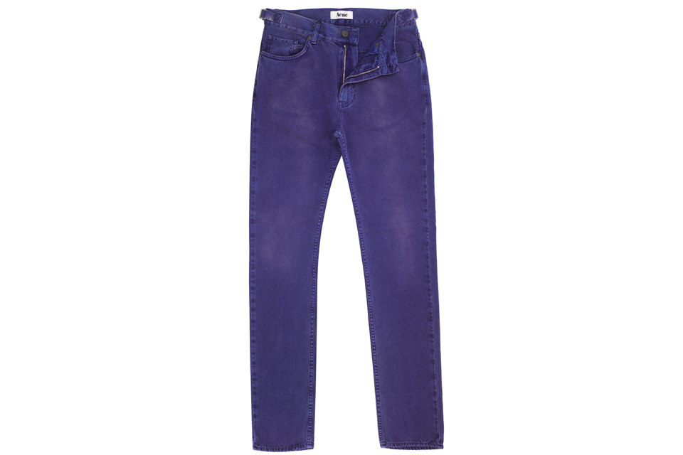 Acne Jones deep blue jeans