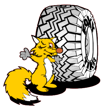 Foxy Mascot for Richard's Mobile Tire Service