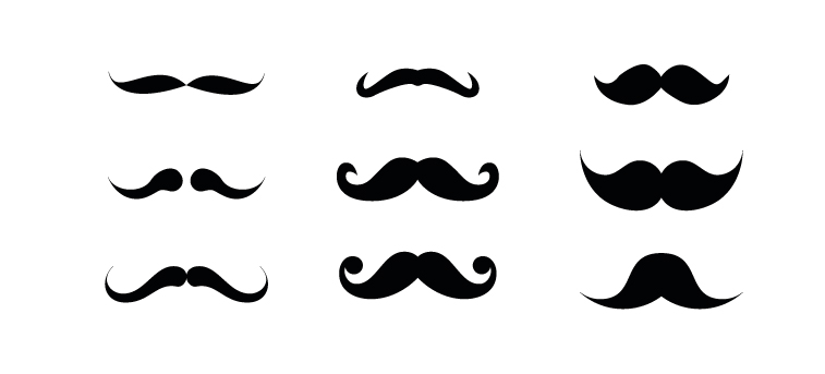 Mustache Vector - ClipArt Best