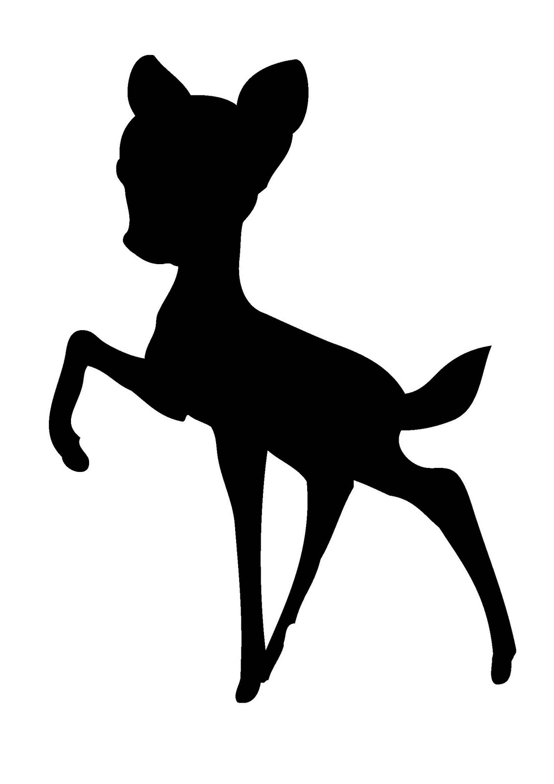 Images For > Fawn Silhouette
