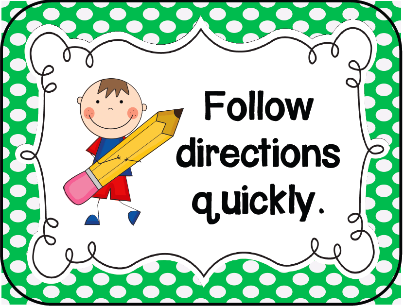 Follow Directions Clip Art Images & Pictures - Becuo