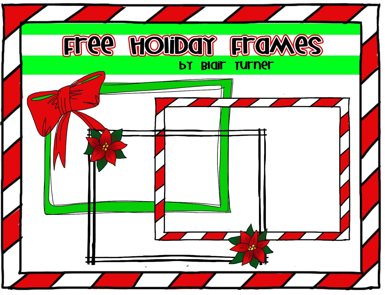 Clip Art Collaborators: Fun Holiday Frames!