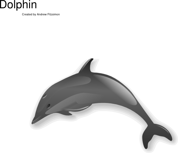 Jumping Dolphin Clip Art at Clker.com - vector clip art online ...