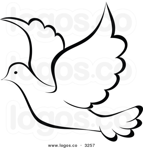 Dove Clipart Black And White | Clipart Panda - Free Clipart Images