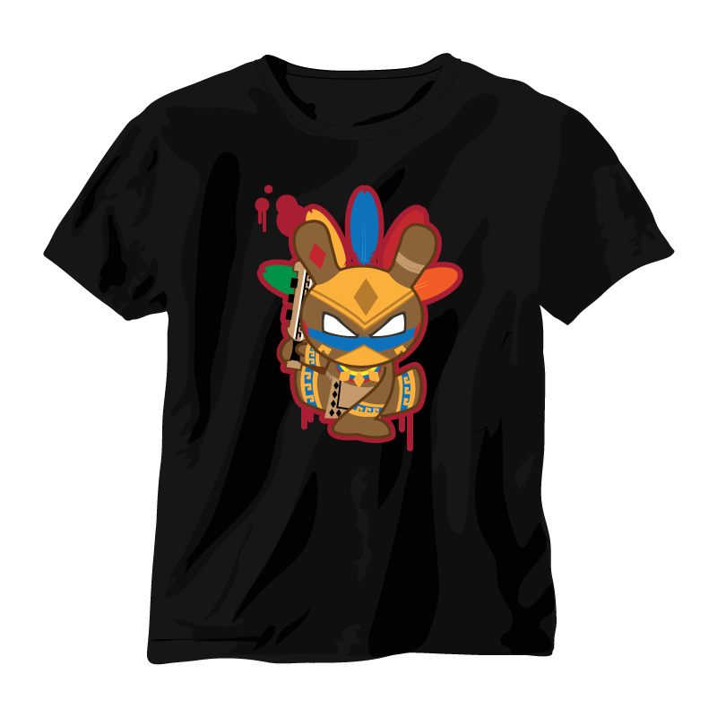 Aztec Warrior Quauhtli – T-Shirt | GilTstudios