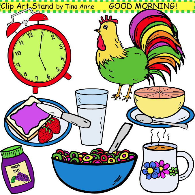 The Lesson Cloud: FREE MISC. LESSON - “Clip Art Good Morning In Color”