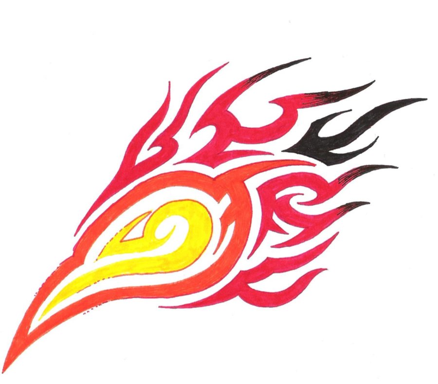 Tribal Flame by fensterfisch on deviantART