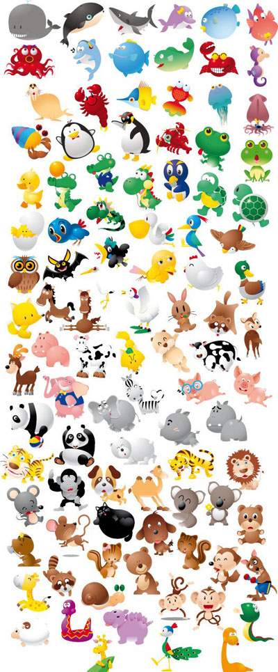 Free Funny Animals vector graphics | Free Vector Graphics