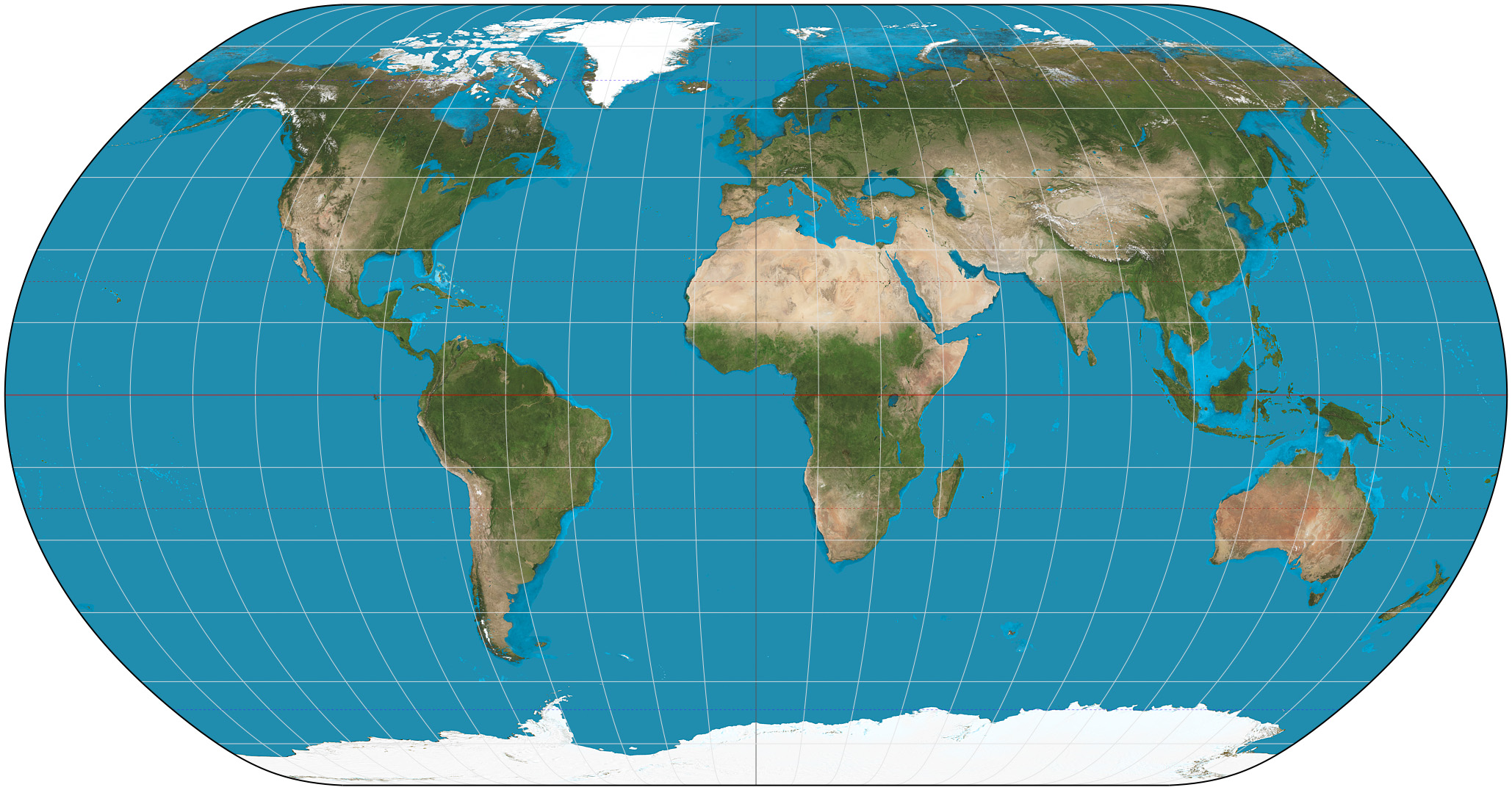 Natural Earth projection - Wikipedia, the free encyclopedia