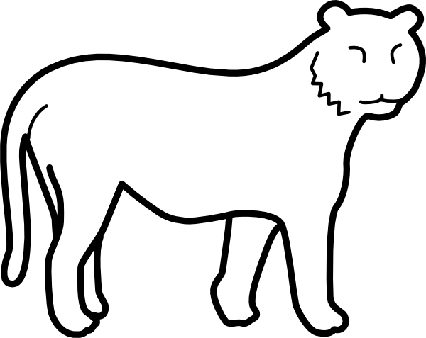Tiger Without Stripes Clipart Images & Pictures - Becuo