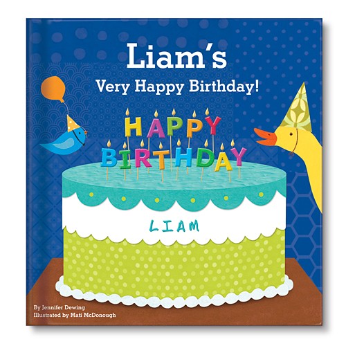 My Very Happy Birthday Personalized Board Book for Boys
