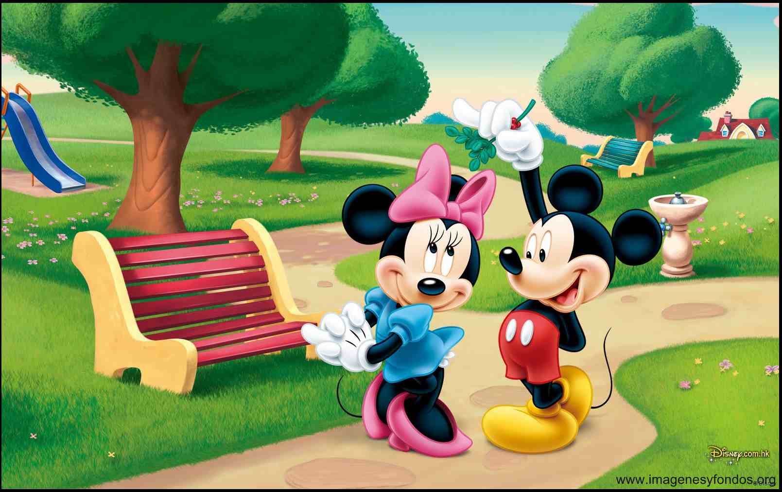 Mickey Mouse y Minnie Mouse Enamorados Wallpaper images