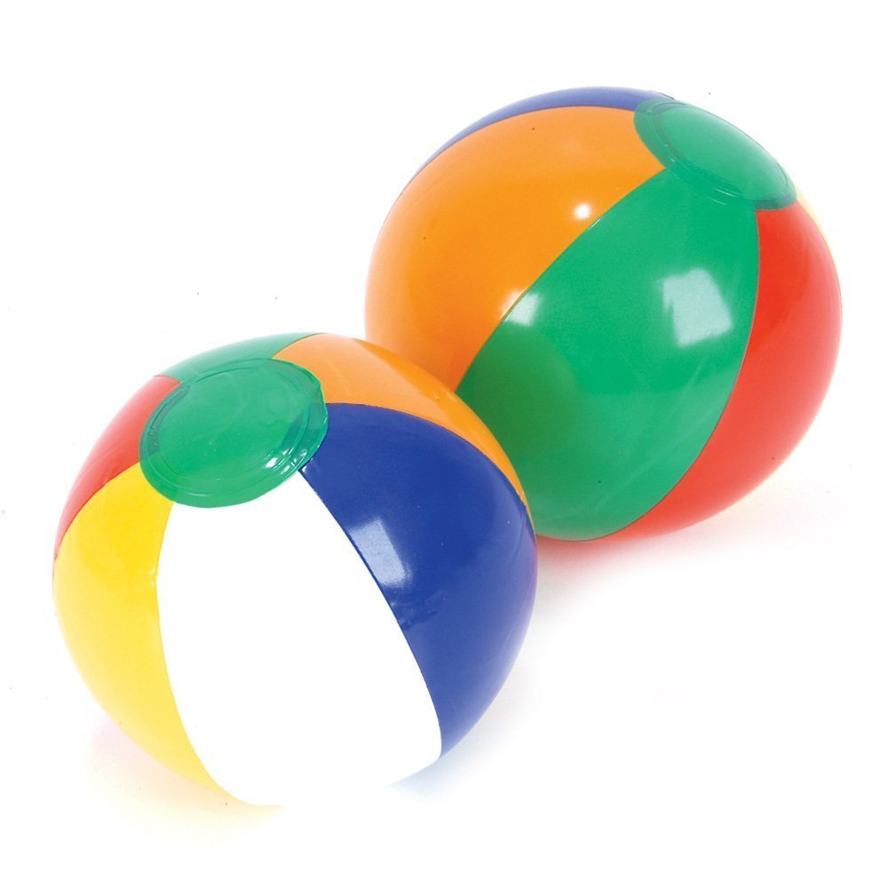 Amazon.com: Mini Inflatable Beach Ball 5-inch (Approx) Inflated ...