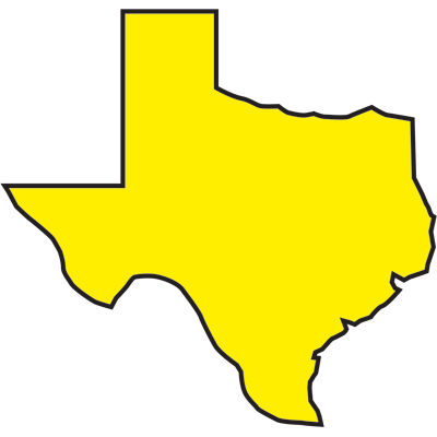 Texas Outline With Flag State Map And Clipart - Free Clip Art Images