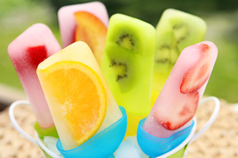 Summer Fruits Popsicles
