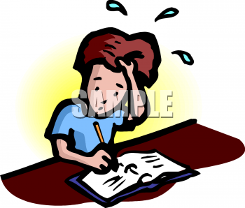 Student Writing Clip Art Clipart - Free Clipart