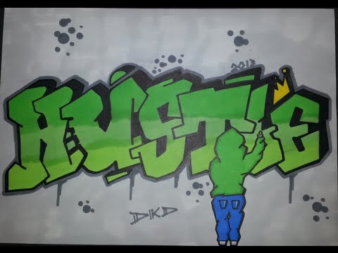 Wildstyle Graffiti - Graffiti Letters & Gangster - Hustle - YouTube