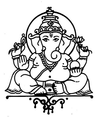 ganesh ji tracing patterns - Craftziners