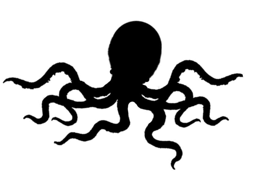 Octopus Silhouette Tattoo