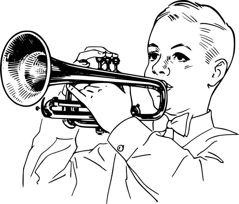 Trumpet Music Clipart Pictures