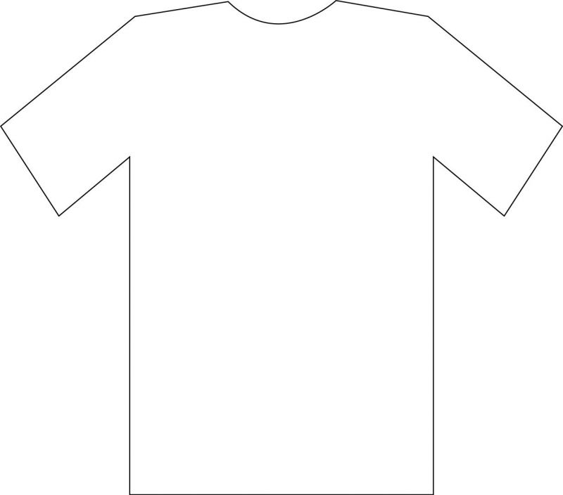 T Shirt Template Printable - Cliparts.co