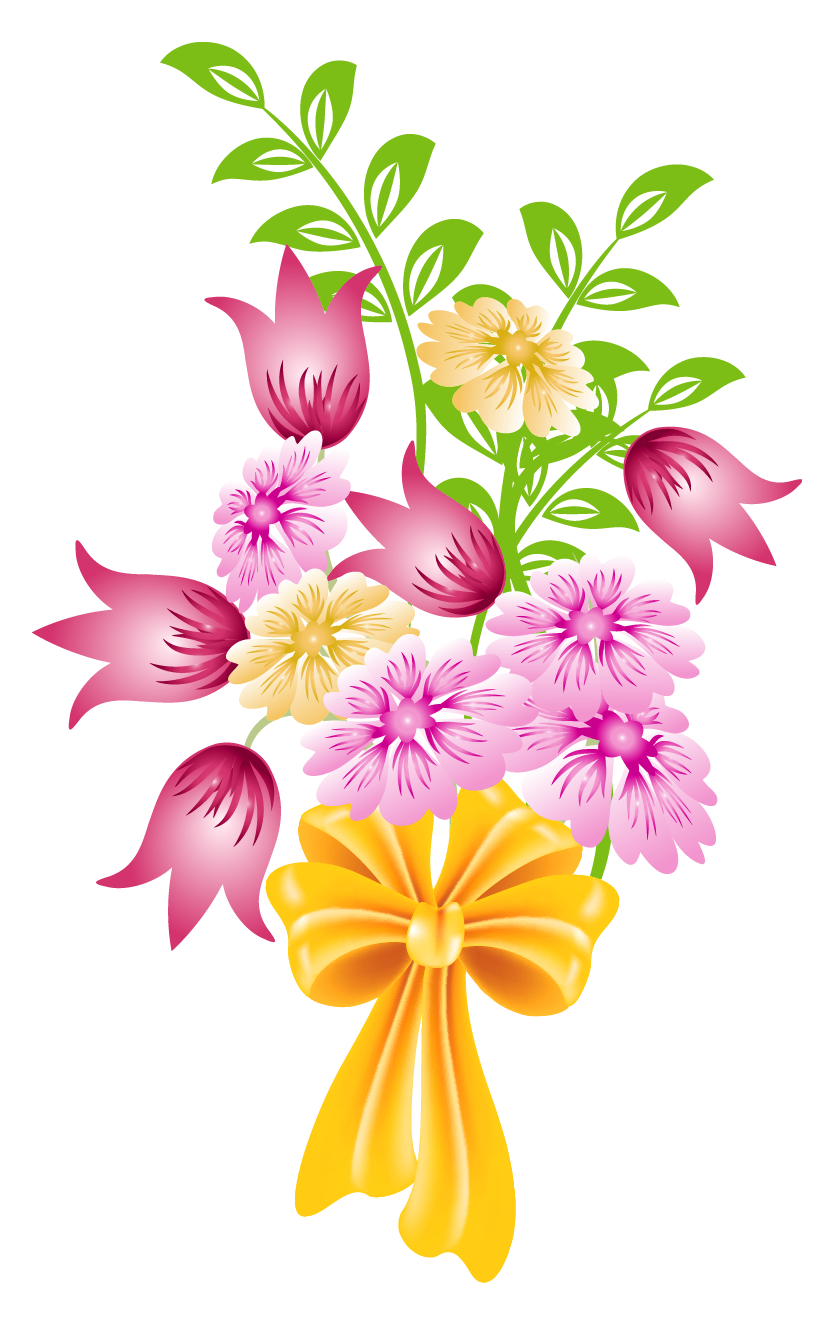 Spring Flower Bouquet Clip Art Background 1 HD Wallpapers ...