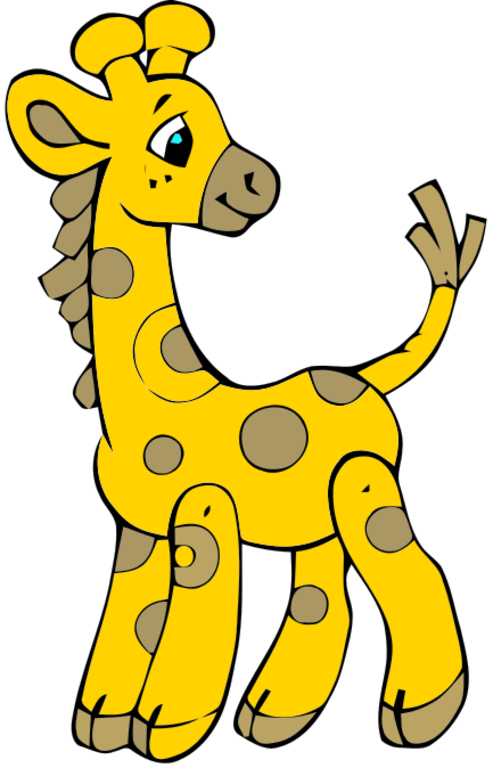 Baby Ganz Fadoozle Giraffe Plush Toy Stuffed Animal 620 - ClipArt ...