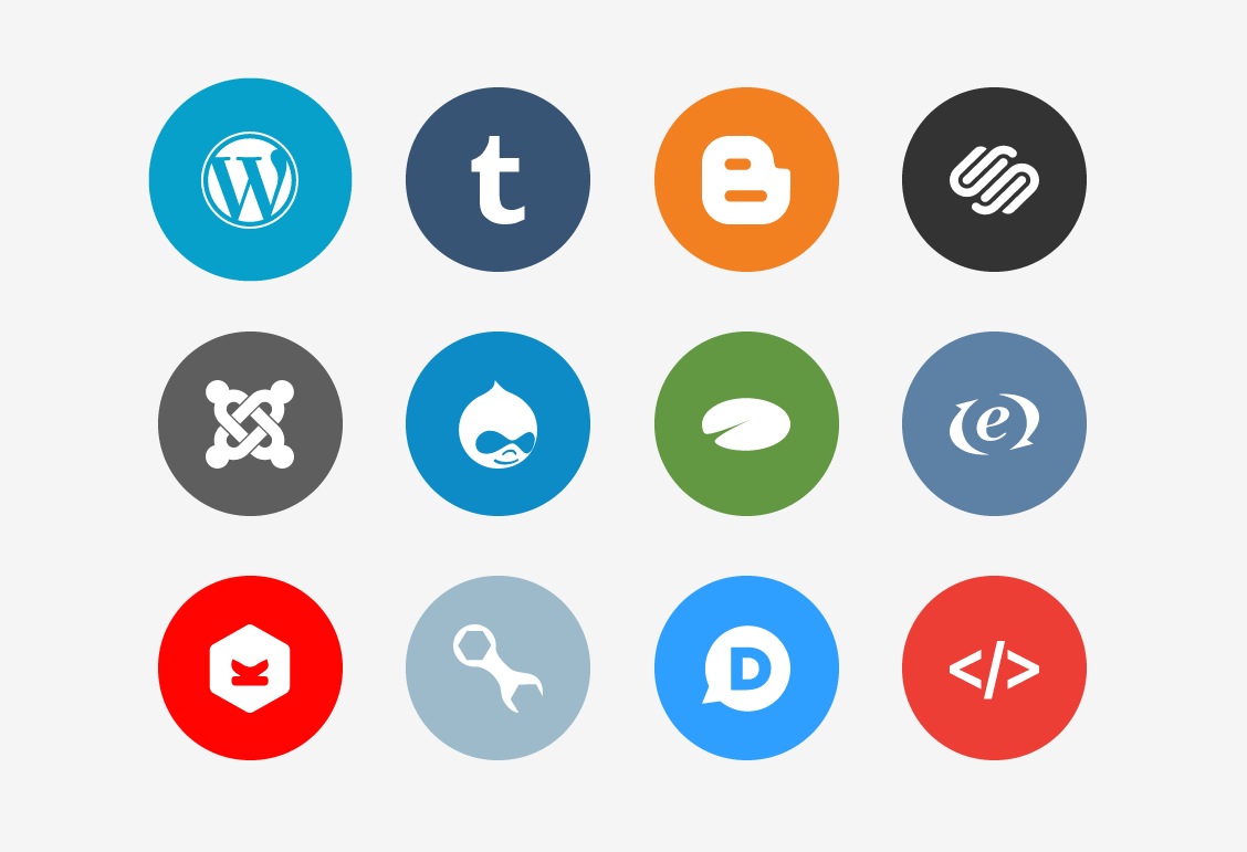 15 Beautiful Free Flat Social Media Icons Sets 2014 - Colorlib