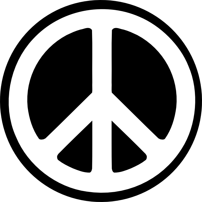 Scalable Vector Graphics SVG Black White Peace Symbol scallywag ...