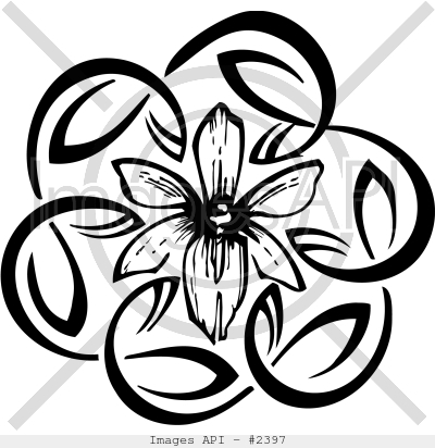 Vector flower floral clip art 020 Picture Clip Art - Images API
