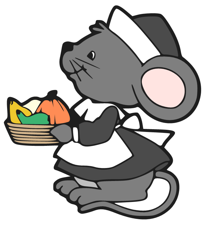 Beanie's Tag You're It: Pilgrim Girl Mouse