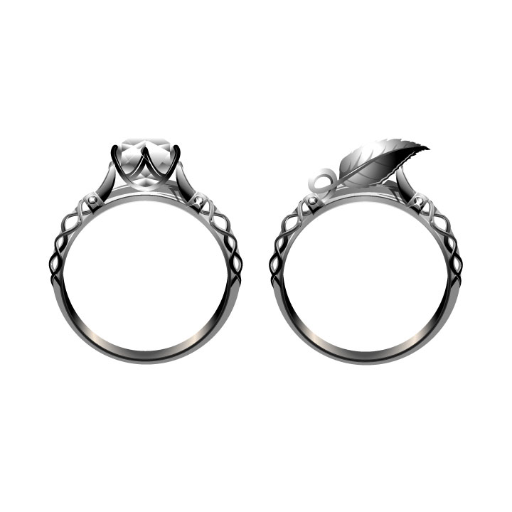 Wedding Ring Set Illustration | Illustration Design Contest | Brief #