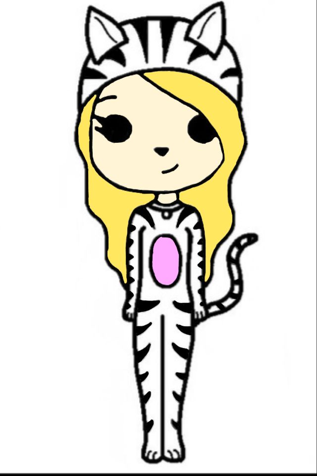 Zebra girl!! | Chibi | Pinterest