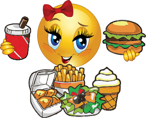 Hungry Girl Smiley Emoticon Clipart | i2Clipart - Royalty Free ...