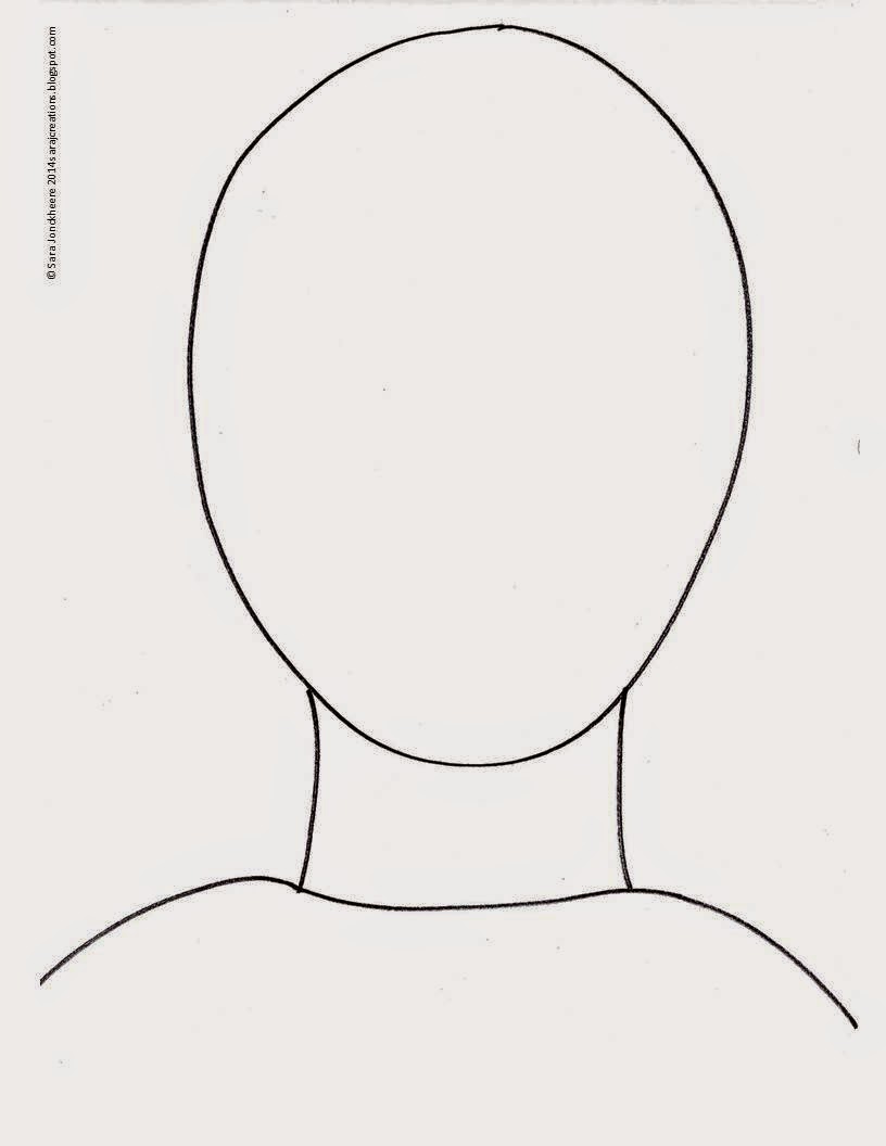 Images For > Face Outline Template For Children