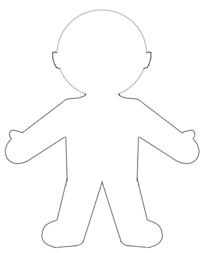 Blank Body Form Kid - ClipArt Best
