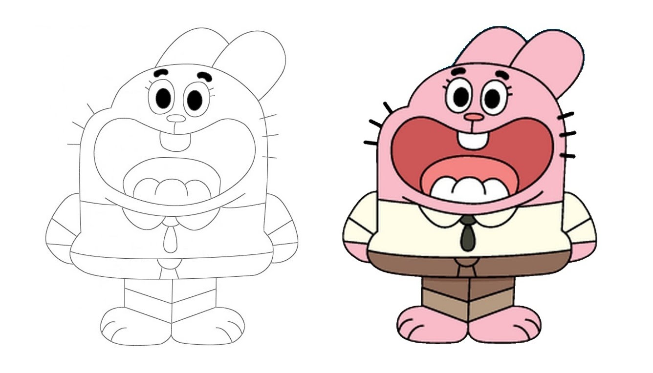 How to Draw Richard from the Amazing World of Gumball - YouTube