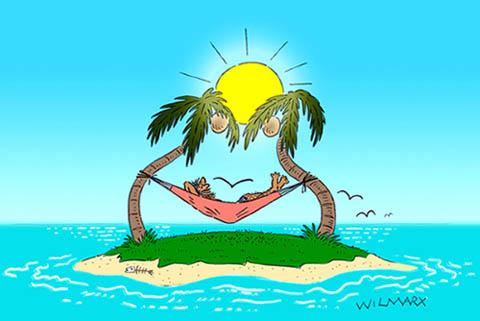 Ilha da fantasia By Wilmarx | Media & Culture Cartoon | TOONPOOL