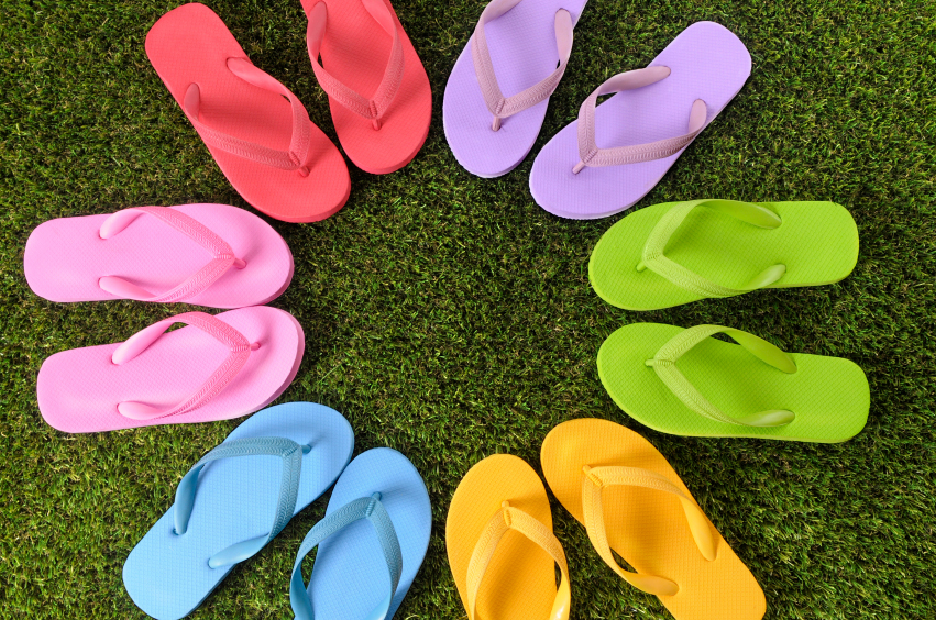 Fun flip flop styles