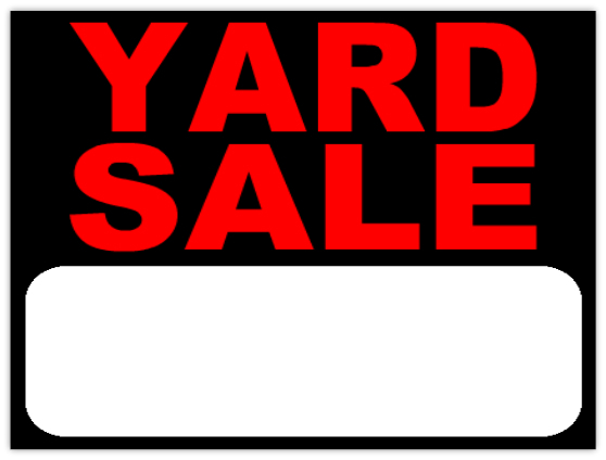 GARAGE SALE 102 | Garage Sale Sign Templates