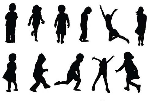 30 Sets of Free Vector People Silhouettes For Your Next Design ...