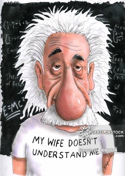 Albert Einstein Cartoons and Comics - funny pictures from CartoonStock