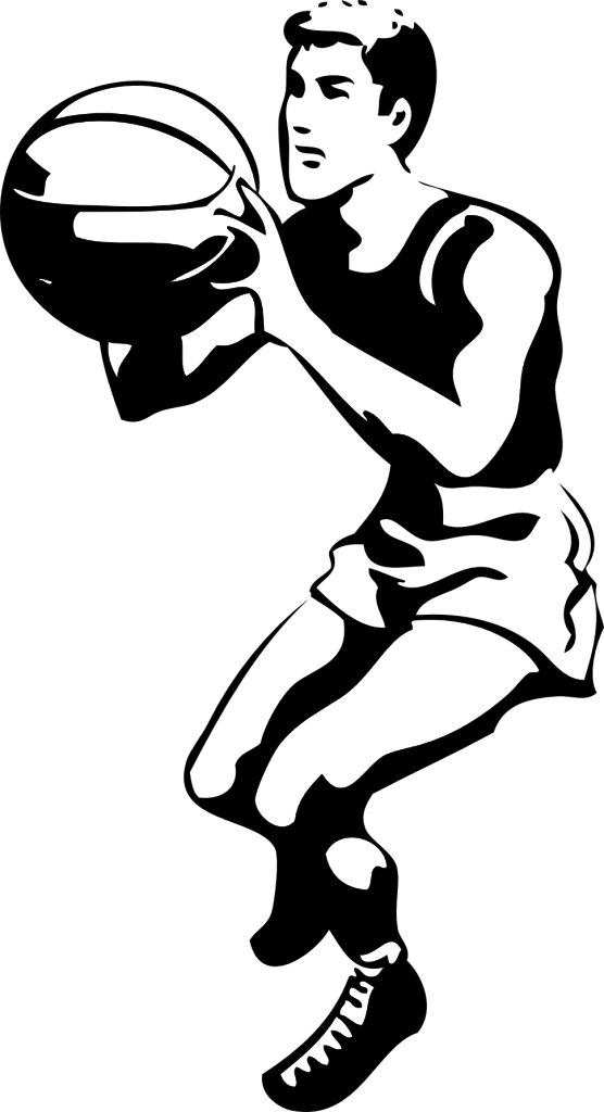 Basketball Wallpaper Basketball Player Clipart Black And White ...